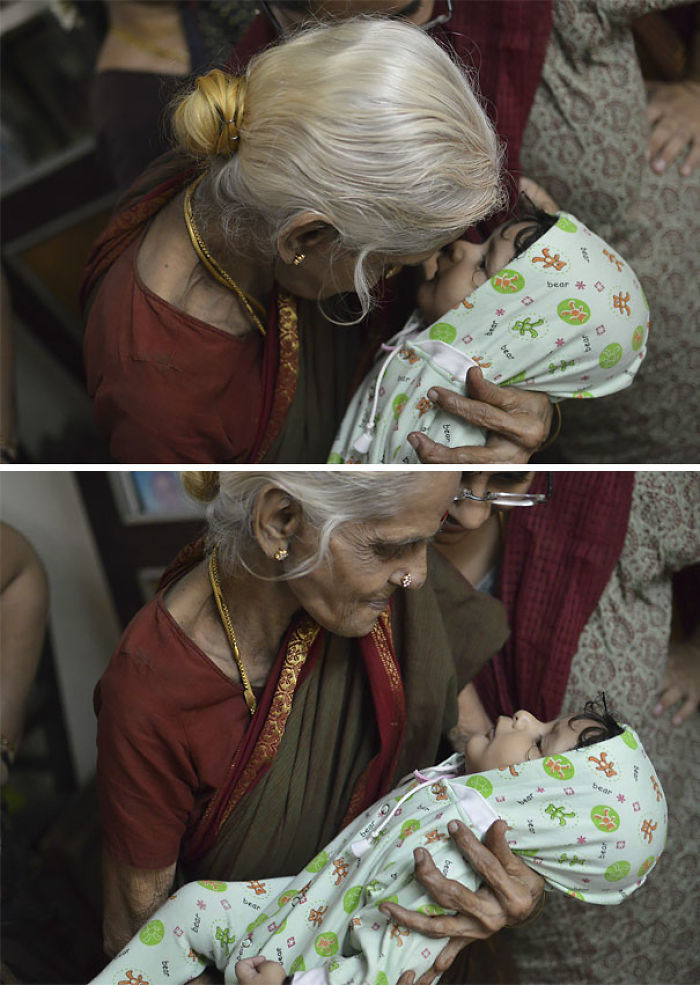 124 Photos Of Grandparents Meeting Their Grandchildren That Will Make You Weak In The Knees