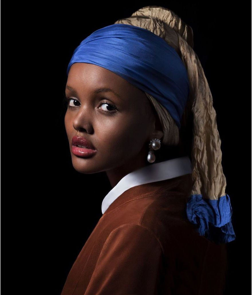 Models Re-Create Art Works For Harper’s Bazaar Review And Impressive Result Models Re-Create Art Works For Harper’s Bazaar Review And Impressive Result