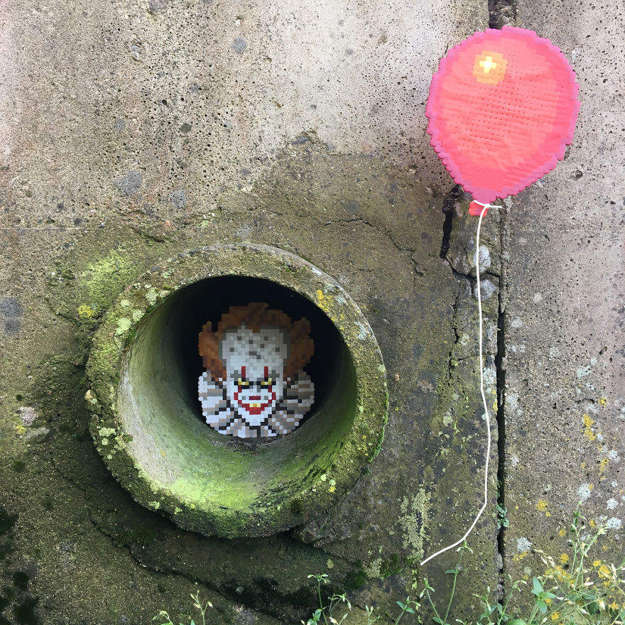 Someone Is ‘Vandalising’ Streets With Pixel Art, And The Result Is Awesome