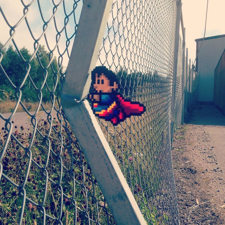 Someone Is ‘Vandalising’ Streets With Pixel Art, And The Result Is Awesome