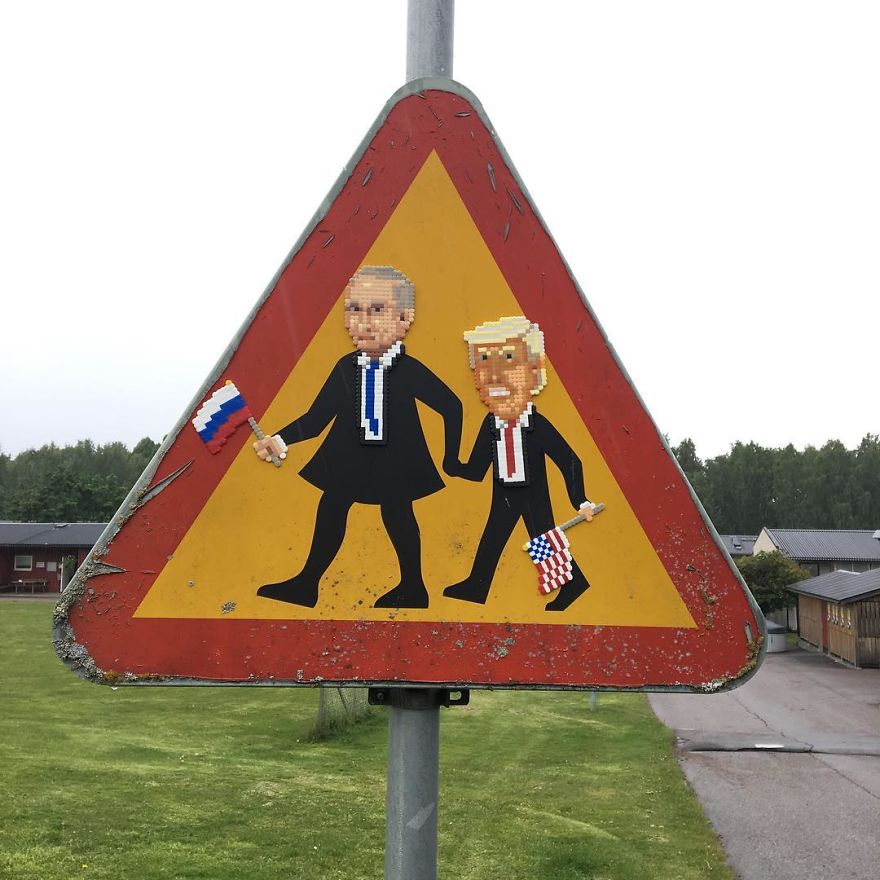 Someone Is &lsquo;Vandalising&rsquo; Streets With Pixel Art, And The Result Is Awesome