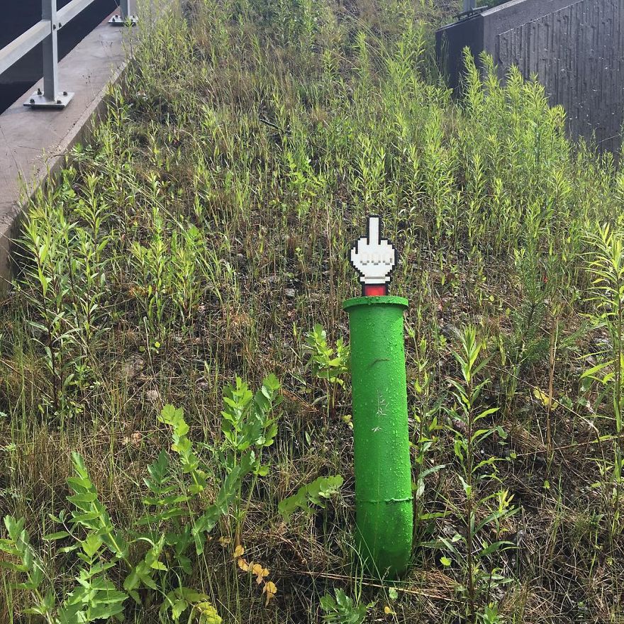 Someone Is ‘Vandalising’ Streets With Pixel Art, And The Result Is Awesome