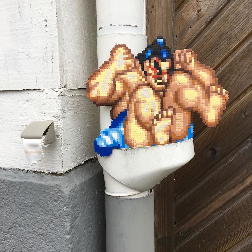Someone Is ‘Vandalising’ Streets With Pixel Art, And The Result Is Awesome