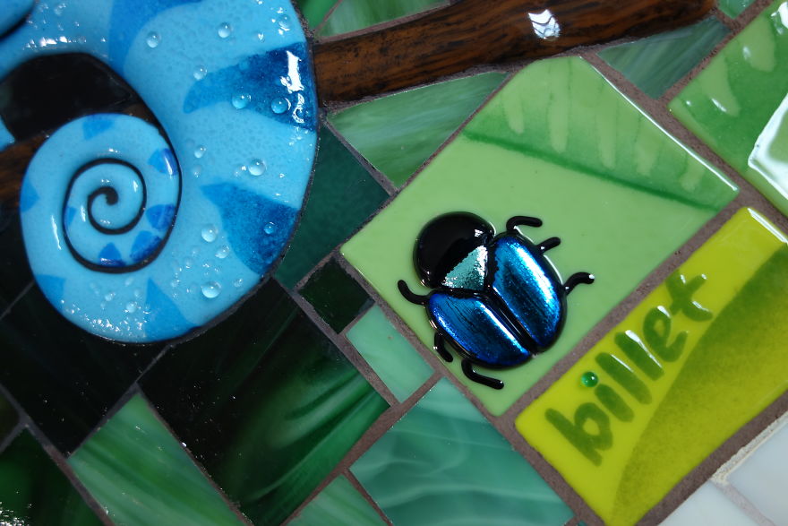 Happiest Glass Chameleon Ever Happiest Glass Chameleon Ever