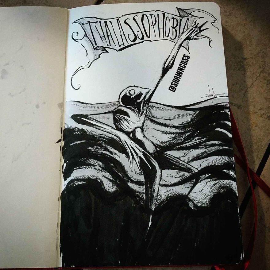 I Illustrated 31 Phobias For Feartober