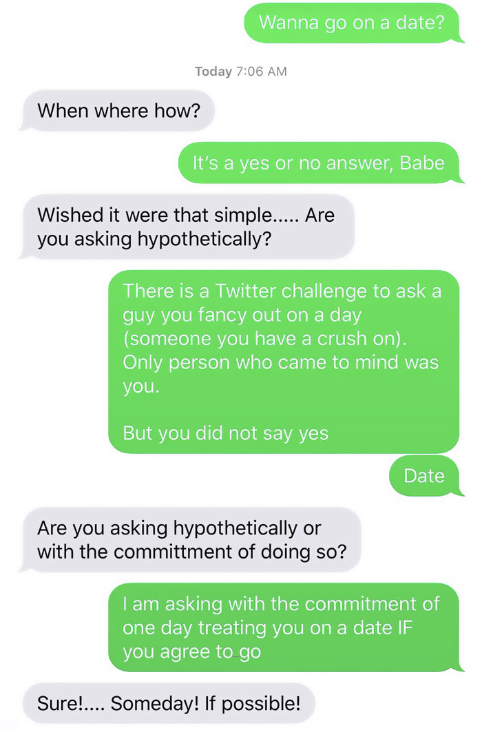 Women Are Sharing The Responses They Got After Asking Out Their Crush On A Date, And It’s Too Entertaining Women Are Sharing The Responses They Got After Asking Out Their Crush On A Date, And It’s Too Entertaining