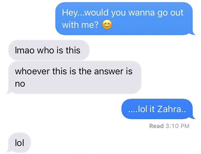 Women Are Sharing The Responses They Got After Asking Out Their Crush On A Date, And It’s Too Entertaining Women Are Sharing The Responses They Got After Asking Out Their Crush On A Date, And It’s Too Entertaining