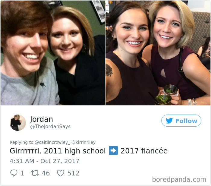 “Freshman To Senior Year, Does This Count As A Glo Up?” People Are Sharing Their Coming-Out ‘Glo Ups’ “Freshman To Senior Year, Does This Count As A Glo Up?” People Are Sharing Their Coming-Out ‘Glo Ups’