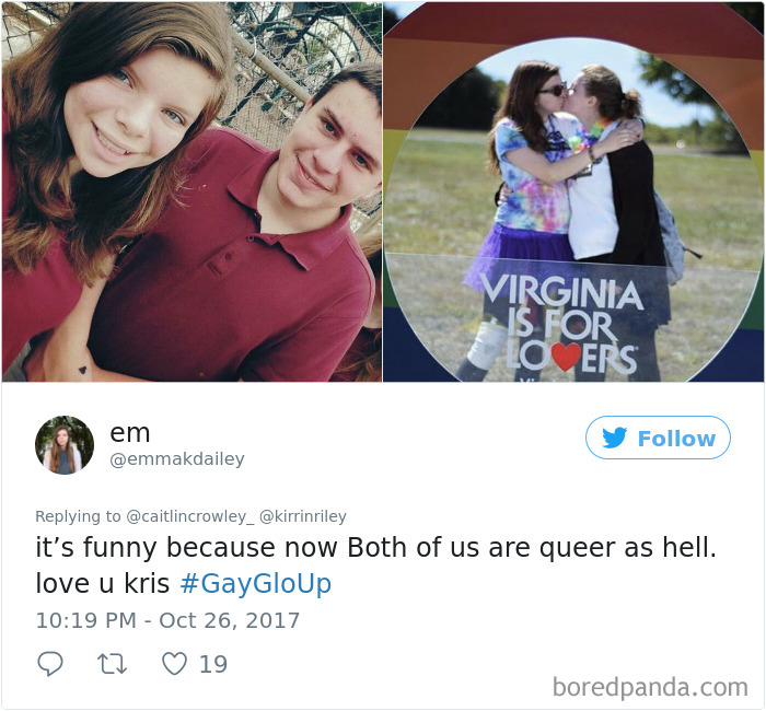 “Freshman To Senior Year, Does This Count As A Glo Up?” People Are Sharing Their Coming-Out ‘Glo Ups’ “Freshman To Senior Year, Does This Count As A Glo Up?” People Are Sharing Their Coming-Out ‘Glo Ups’