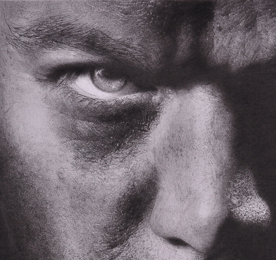 Matt Damon Meets Jason Bourne In Charcoal