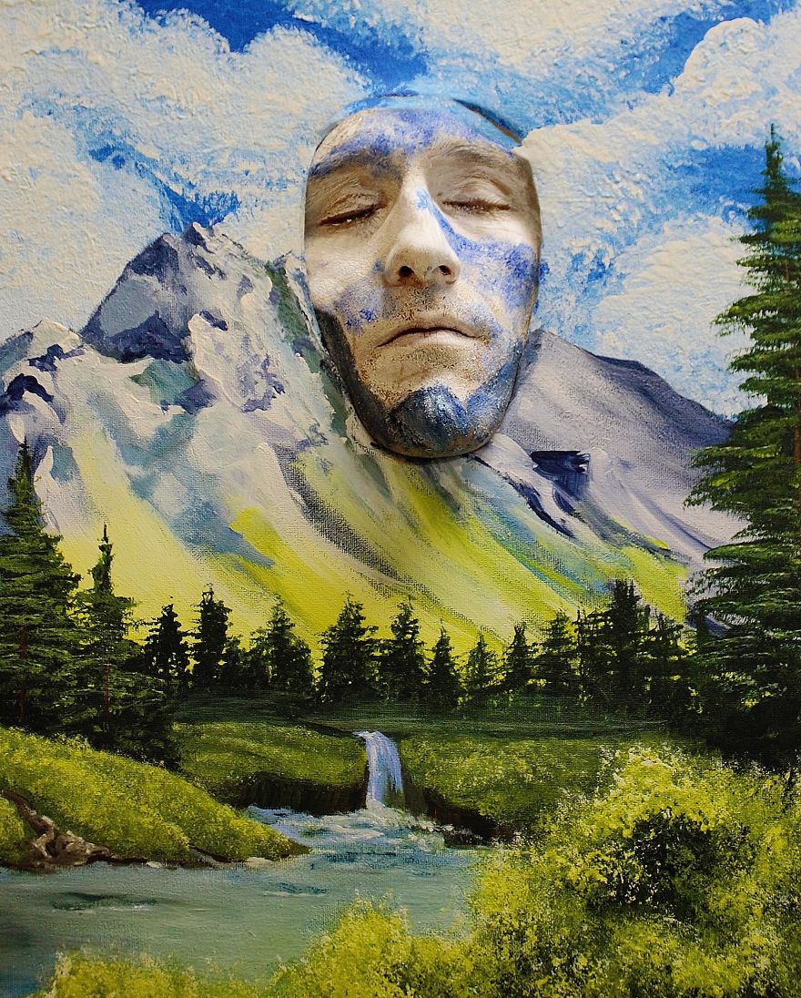 A Happy Little Costume Inspired By Bob Ross A Happy Little Costume Inspired By Bob Ross