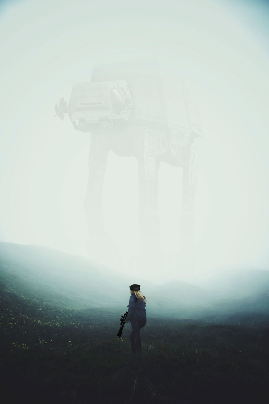 I Take Normal Images And Push Them Right Into The Star Wars Universe