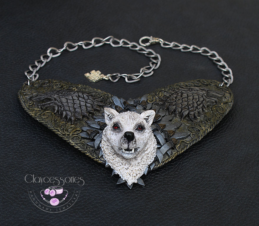 I Use Polymer Clay To Create Necklaces Inspired By Game Of Thrones