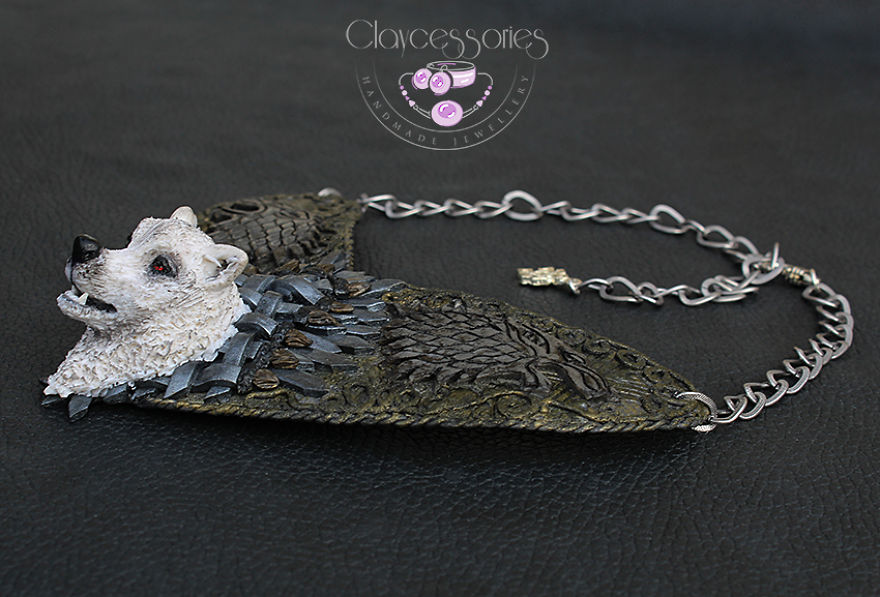 I Use Polymer Clay To Create Necklaces Inspired By Game Of Thrones