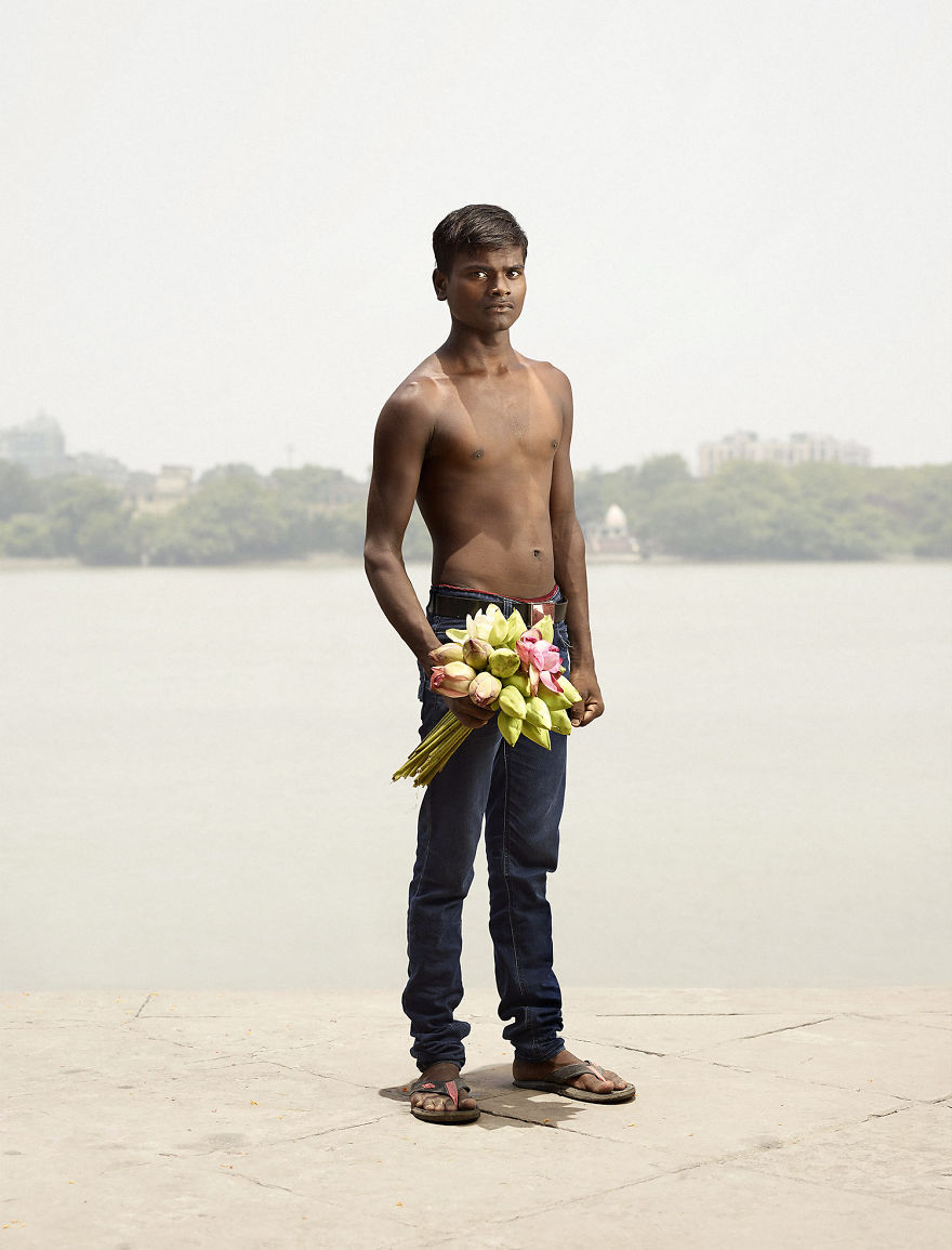 Flower Men That I Documented In Kolkata