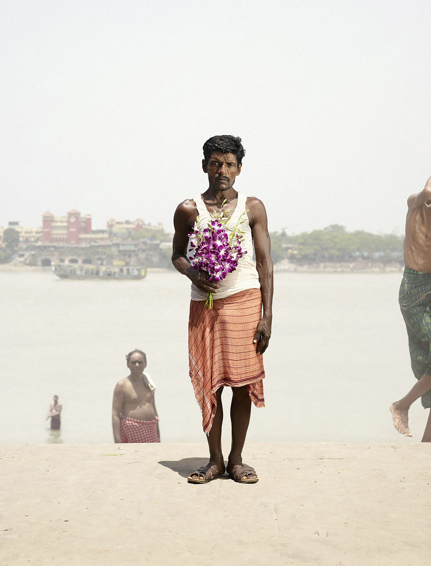 Flower Men That I Documented In Kolkata