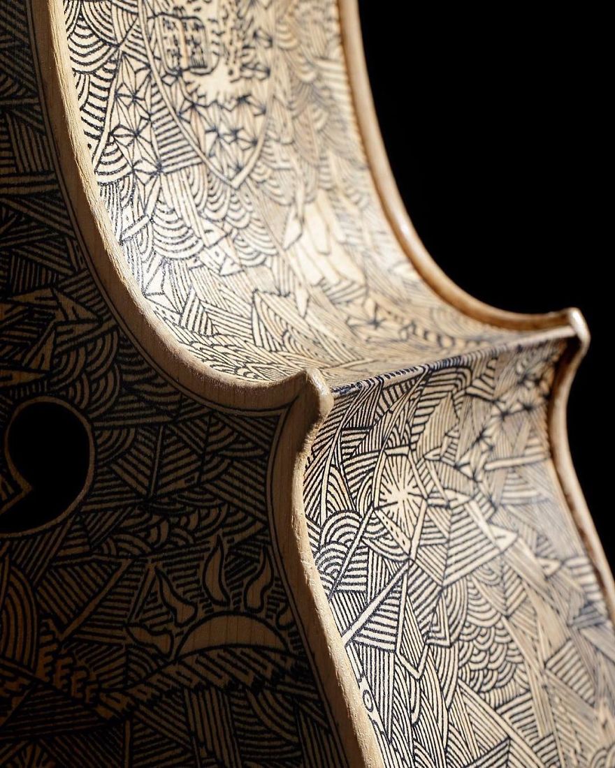 I’m The Violin Painter Who Spends Over 3 Weeks Illustrating Each One I’m The Violin Painter Who Spends Over 3 Weeks Illustrating Each One