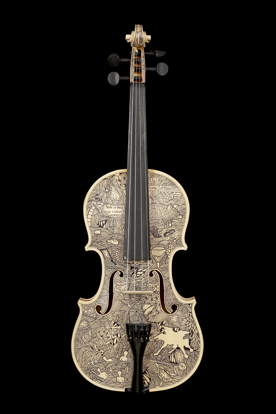 I’m The Violin Painter Who Spends Over 3 Weeks Illustrating Each One I’m The Violin Painter Who Spends Over 3 Weeks Illustrating Each One