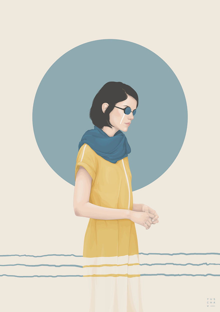 Artist Uses Vectors To Create Beautiful Portraits Of Women Artist Uses Vectors To Create Beautiful Portraits Of Women