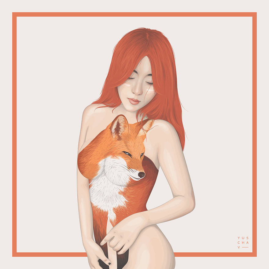 Artist Uses Vectors To Create Beautiful Portraits Of Women Artist Uses Vectors To Create Beautiful Portraits Of Women