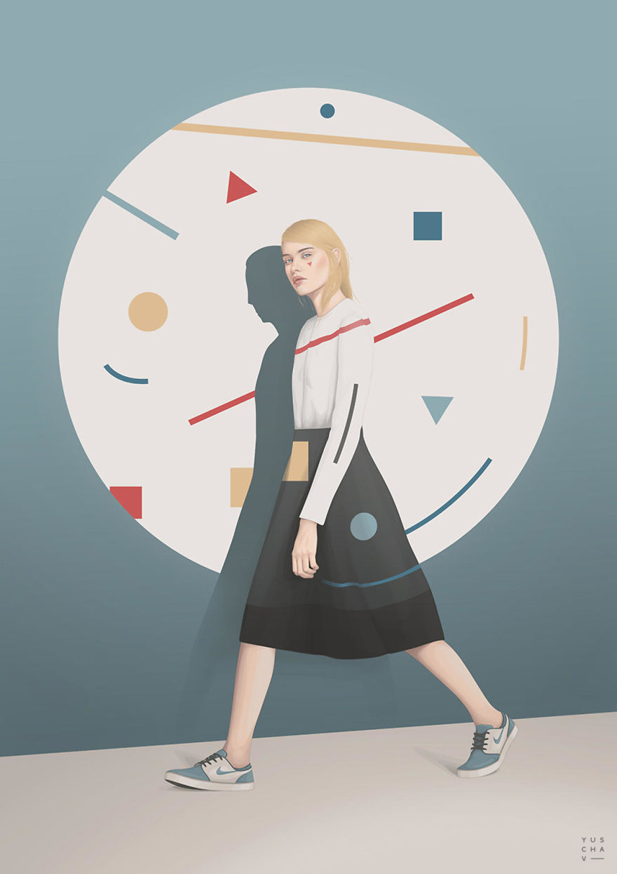Artist Uses Vectors To Create Beautiful Portraits Of Women Artist Uses Vectors To Create Beautiful Portraits Of Women