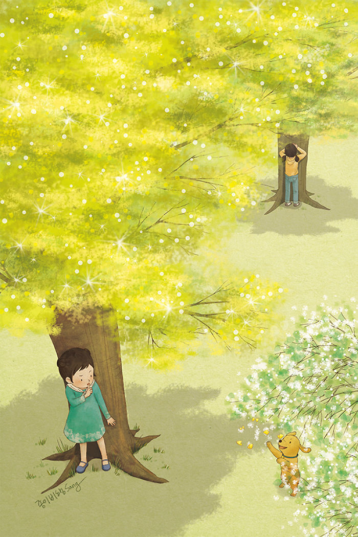 Korean Artist Illustrates Her Memories Of Growing Up With A Sister Korean Artist Illustrates Her Memories Of Growing Up With A Sister