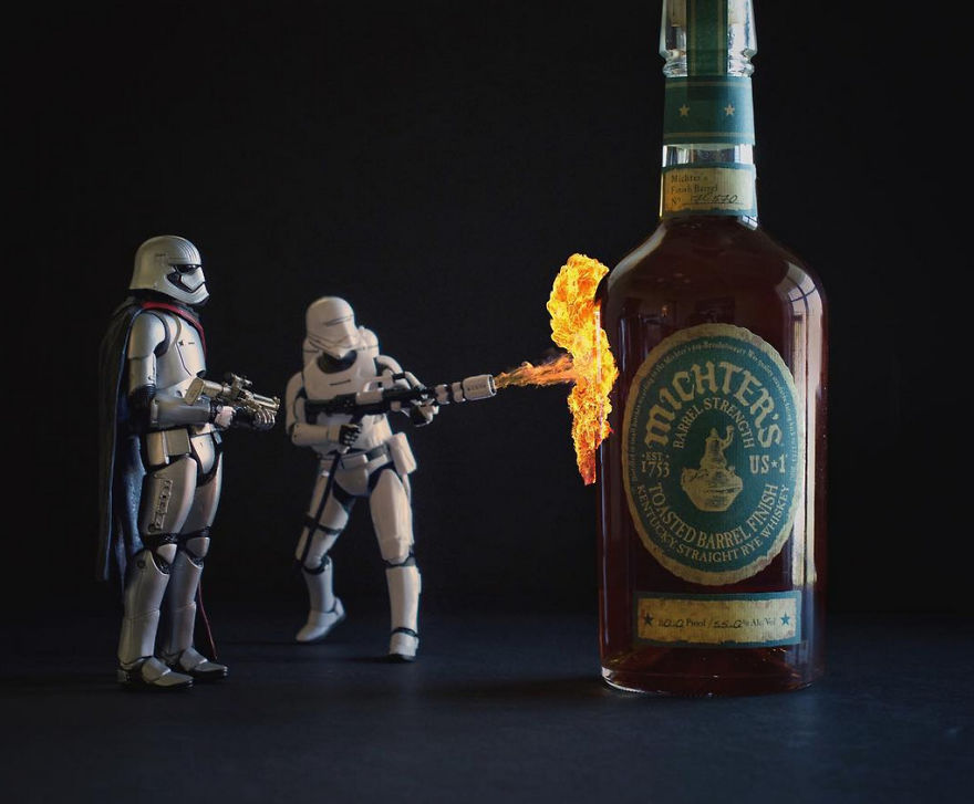 Photographer Captures Stormtroopers Posing With Top Shelf Liquor And The Results Are Awesome Photographer Captures Stormtroopers Posing With Top Shelf Liquor And The Results Are Awesome