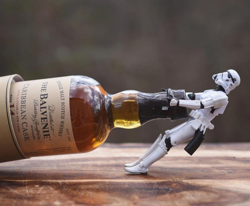 Photographer Captures Stormtroopers Posing With Top Shelf Liquor And The Results Are Awesome Photographer Captures Stormtroopers Posing With Top Shelf Liquor And The Results Are Awesome