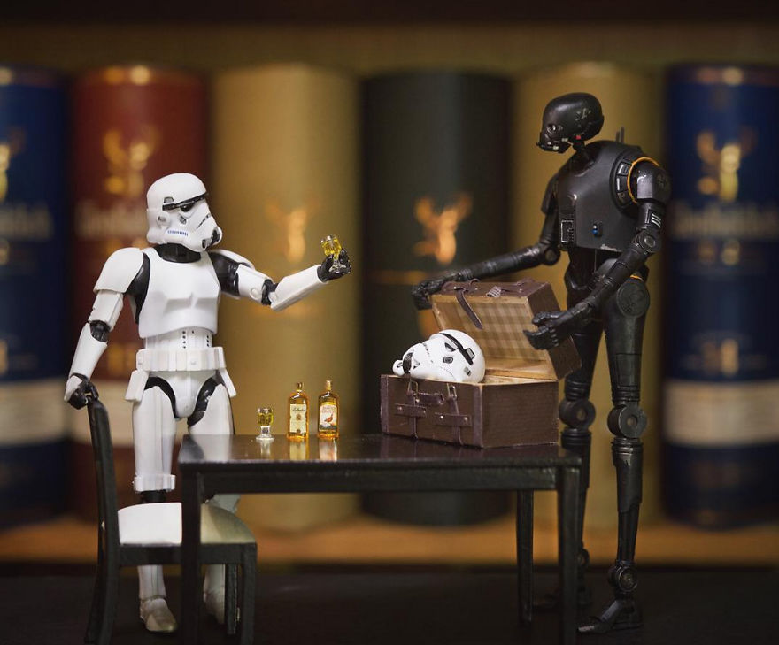 Photographer Captures Stormtroopers Posing With Top Shelf Liquor And The Results Are Awesome Photographer Captures Stormtroopers Posing With Top Shelf Liquor And The Results Are Awesome