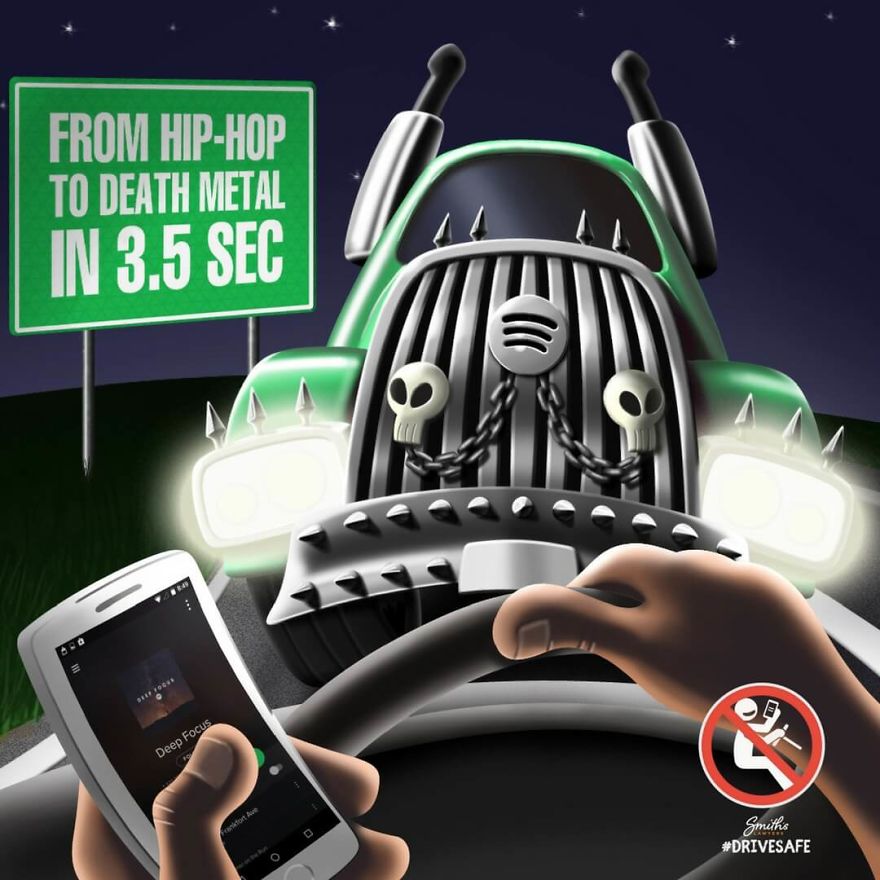 Distracted Drivers Warned They Could Be Gone In An Insta Distracted Drivers Warned They Could Be Gone In An Insta