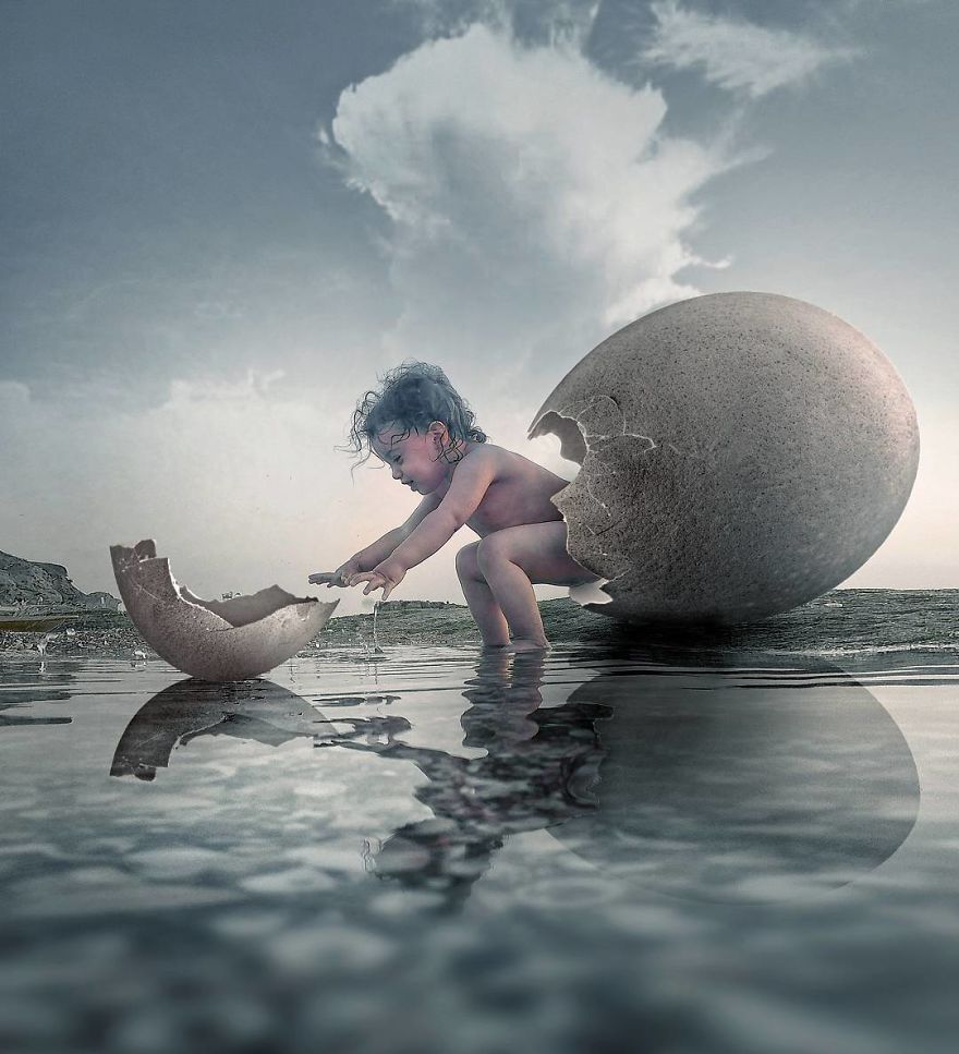 I Took Photos Of My Family And Digitally Edited Them Into A Crazy Fantasy Land