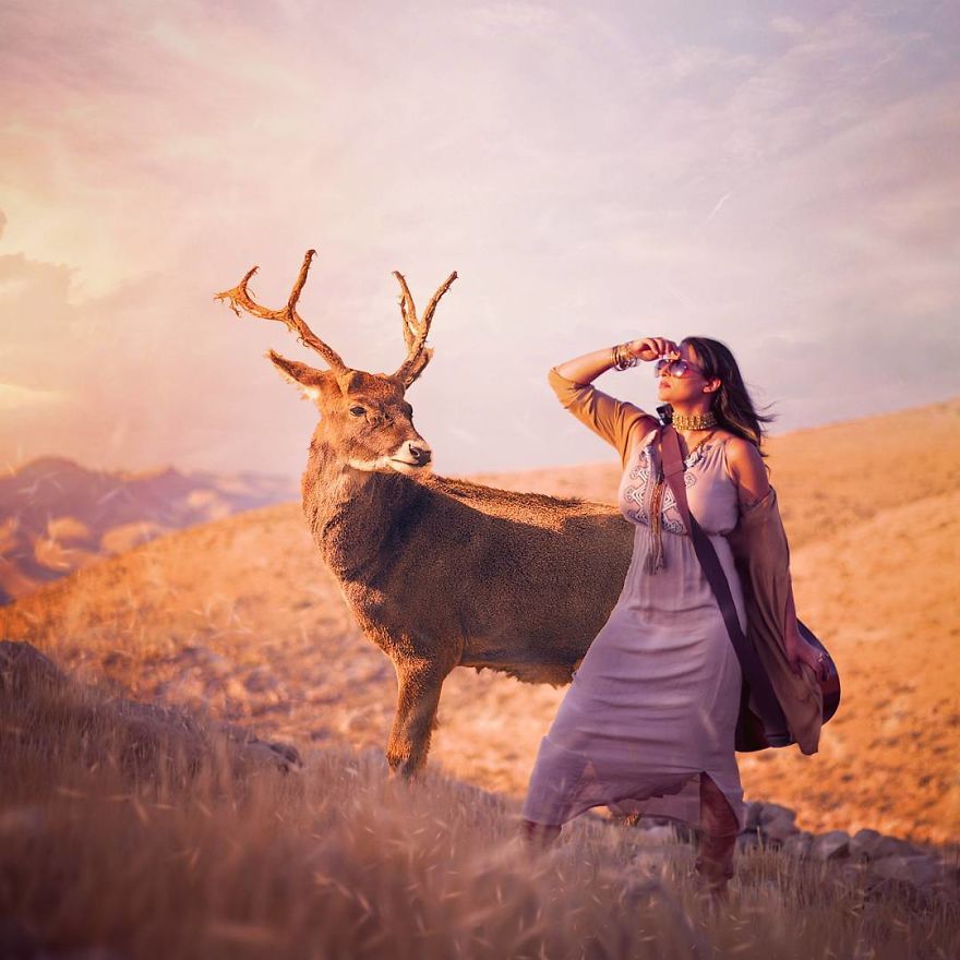 I Took Photos Of My Family And Digitally Edited Them Into A Crazy Fantasy Land