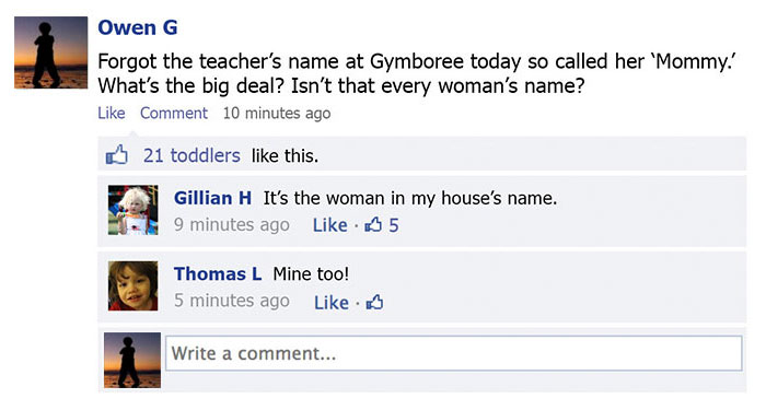 This Is What Would Happen If Toddlers Could Post On Facebook This Is What Would Happen If Toddlers Could Post On Facebook