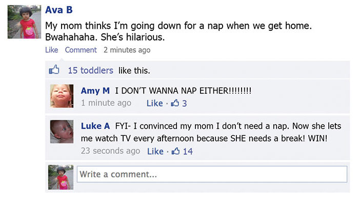 This Is What Would Happen If Toddlers Could Post On Facebook This Is What Would Happen If Toddlers Could Post On Facebook