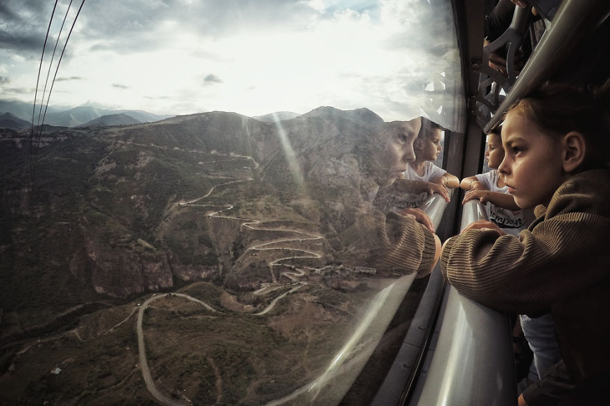 We Took Less-Traveled Roads To The Caucasus Mountains With Our 5-Year-Old Son Sitting In A Sidecar