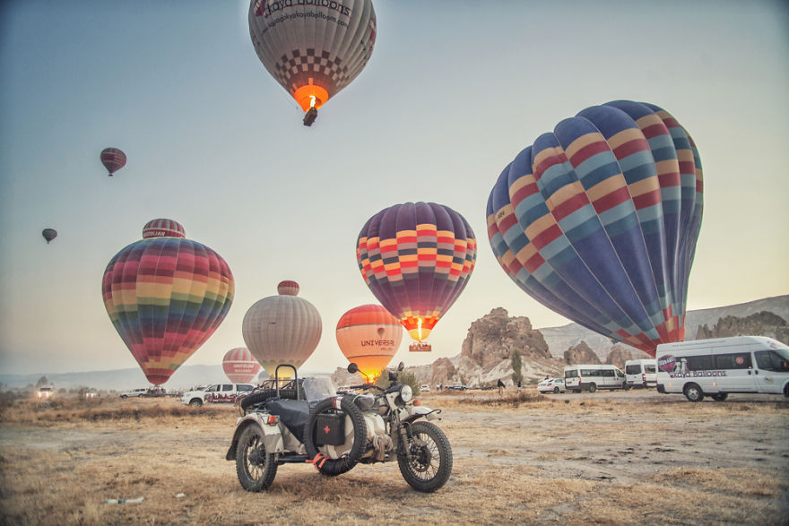 We Took Less-Traveled Roads To The Caucasus Mountains With Our 5-Year-Old Son Sitting In A Sidecar