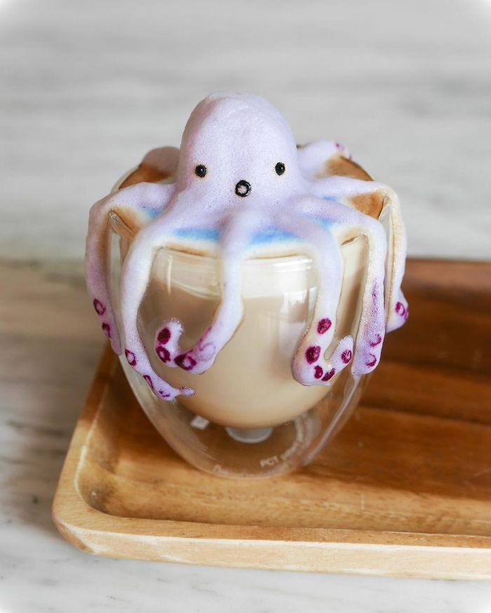 17-Year-Old Creates 3D Latte Art And It’s Too Cute To Drink 17-Year-Old Creates 3D Latte Art And It’s Too Cute To Drink