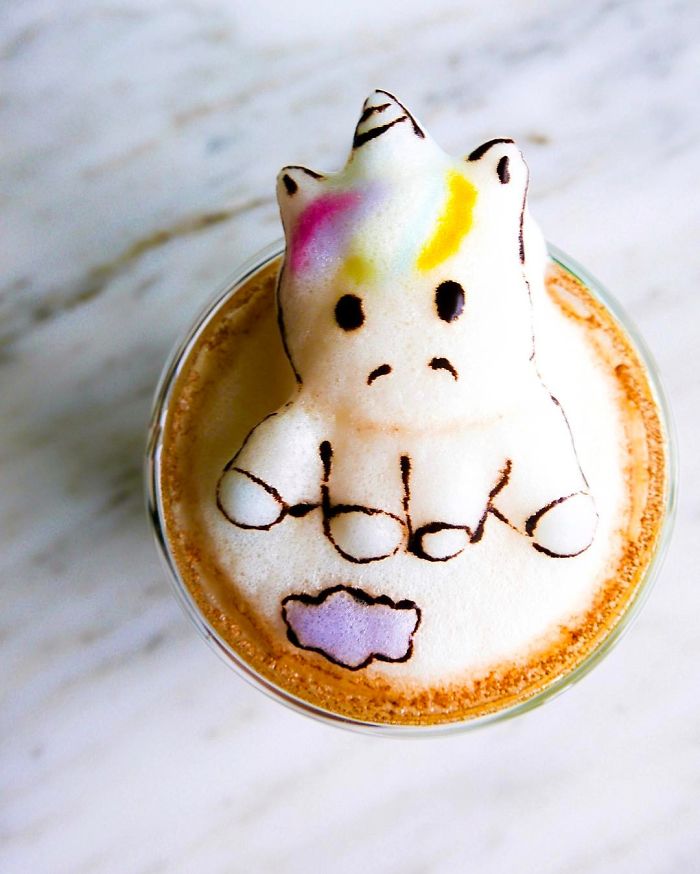 17-Year-Old Creates 3D Latte Art And It’s Too Cute To Drink 17-Year-Old Creates 3D Latte Art And It’s Too Cute To Drink