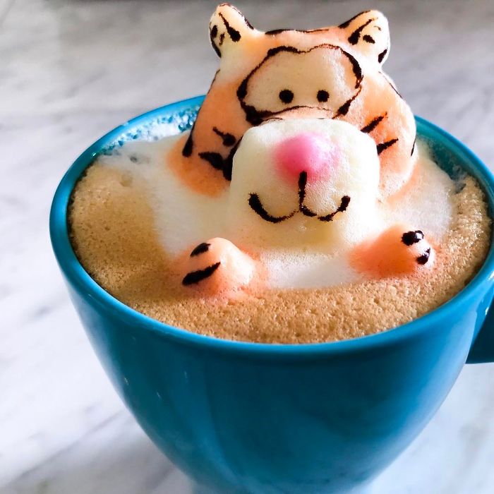 17-Year-Old Creates 3D Latte Art And It’s Too Cute To Drink 17-Year-Old Creates 3D Latte Art And It’s Too Cute To Drink