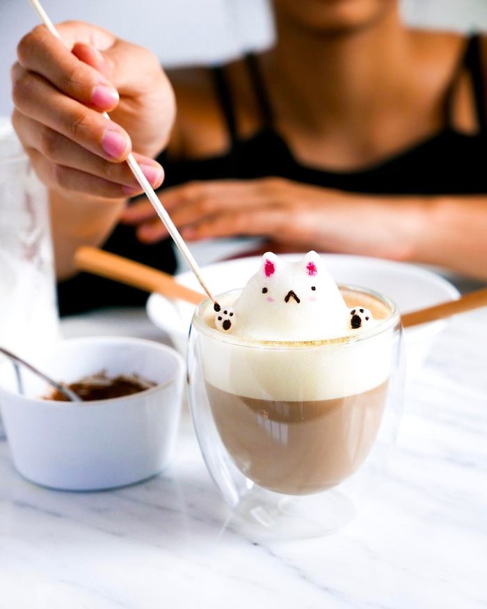 17-Year-Old Creates 3D Latte Art And It’s Too Cute To Drink 17-Year-Old Creates 3D Latte Art And It’s Too Cute To Drink