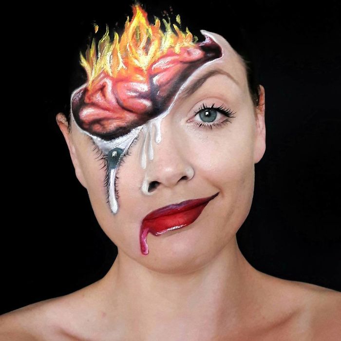 Makeup Artist Turns Herself Into Monsters From Your Most Terrifying Nightmares Makeup Artist Turns Herself Into Monsters From Your Most Terrifying Nightmares