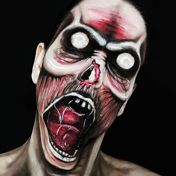 Makeup Artist Turns Herself Into Monsters From Your Most Terrifying Nightmares Makeup Artist Turns Herself Into Monsters From Your Most Terrifying Nightmares