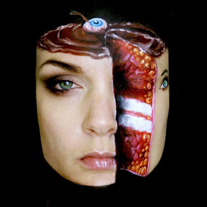 Makeup Artist Turns Herself Into Monsters From Your Most Terrifying Nightmares Makeup Artist Turns Herself Into Monsters From Your Most Terrifying Nightmares