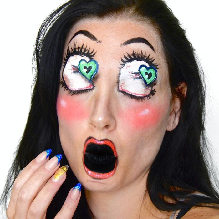 Makeup Artist Turns Herself Into Monsters From Your Most Terrifying Nightmares Makeup Artist Turns Herself Into Monsters From Your Most Terrifying Nightmares