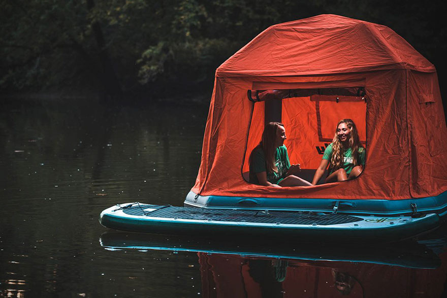 This Floating Tent Is Every Camper’s Dream (Or Nightmare) Come True This Floating Tent Is Every Camper’s Dream (Or Nightmare) Come True