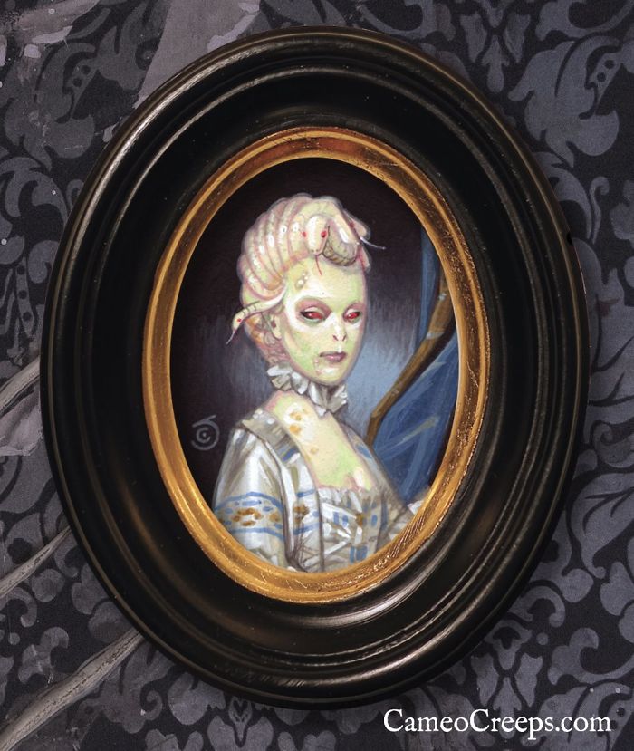 I Paint Tiny Portraits Of Noble Monsters I Paint Tiny Portraits Of Noble Monsters