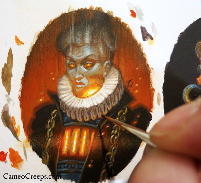 I Paint Tiny Portraits Of Noble Monsters I Paint Tiny Portraits Of Noble Monsters