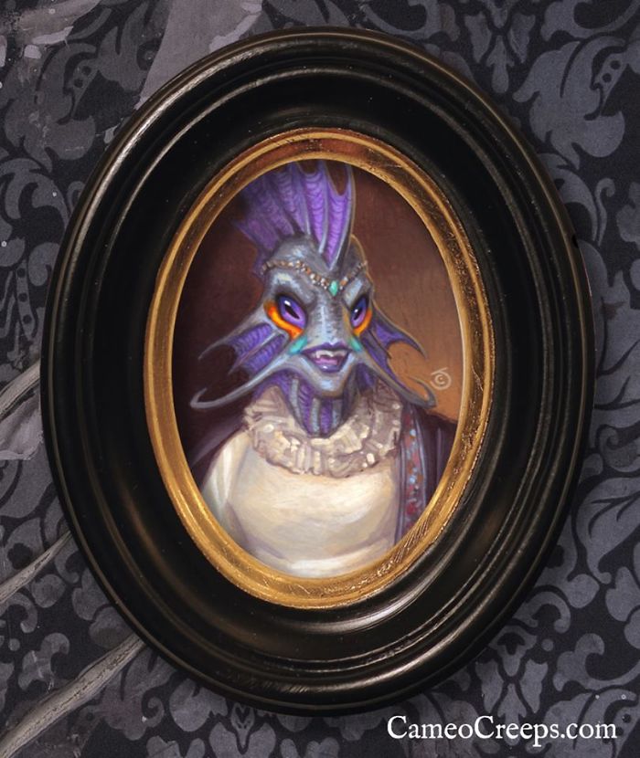 I Paint Tiny Portraits Of Noble Monsters I Paint Tiny Portraits Of Noble Monsters