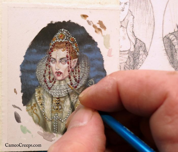 I Paint Tiny Portraits Of Noble Monsters I Paint Tiny Portraits Of Noble Monsters