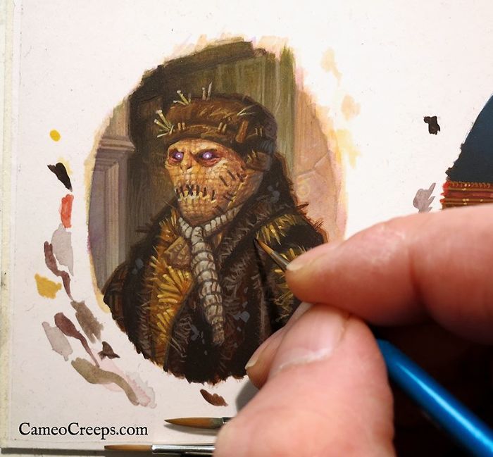 I Paint Tiny Portraits Of Noble Monsters I Paint Tiny Portraits Of Noble Monsters